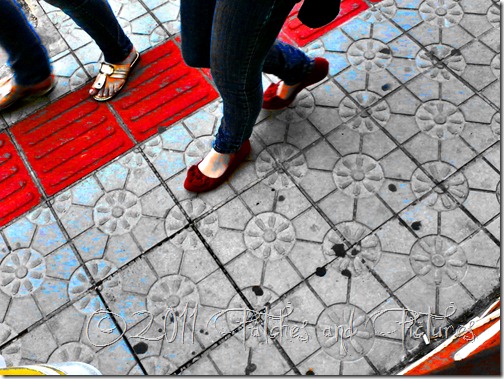 Colorir Colorir passarela calçada rua moda
