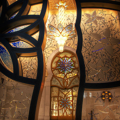 After posting the interior of a Greek monastery, here's the interior of the Sheikh Zayed Mosque.Join my Flickr group and your photo could be featured in my blog.For more visit my blog: www.momentaryawe.com/blog<br> © Catalin Marin<br>Photo selected by <a href="http://bitofinspiration.com"> bitofinspiration.com</a>. <br>For link to original source visit <a href="http://www.flickr.com/photos/94102979@N00/2986593464" >flickr </a> 2986593464.jpg