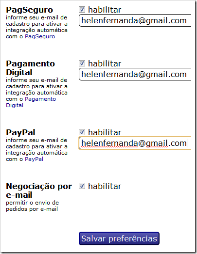 Pagamento Pagamento