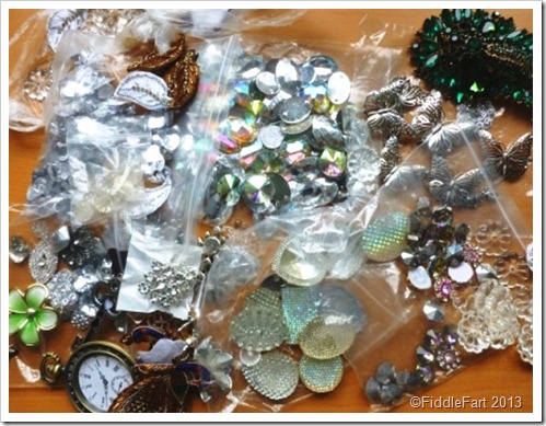Jewels aplenty - jewelled mirror Jewels aplenty - jewelled mirror