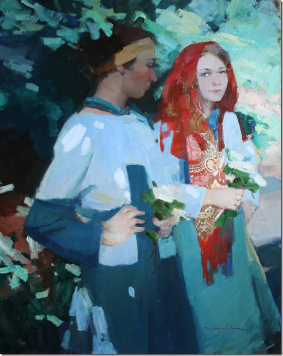 In a garden-Vadim-Suvorov-ENKAUSTIKOS