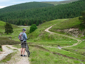 this day is only 28 miles long but because it's more technical, it felt like the longest day of the trip.  todd had his fall about 500 feet away from here just over the crest of the upcoming hill. that shook us up a bit (thank goodness for the helmet).