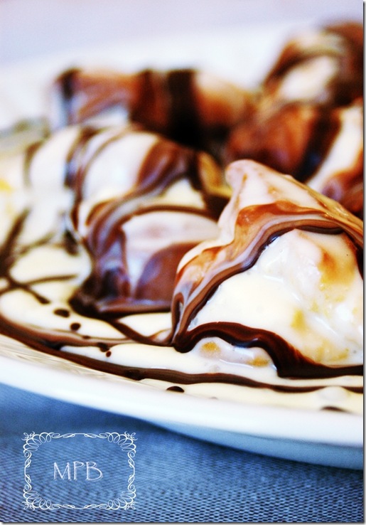 profiteroles variegato bianco