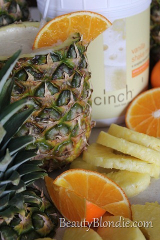 Pineapple, Orange and Banana Dreamscicle with Shaklee Vanilla Cinch Shake