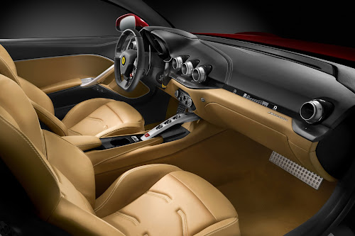 Wallpaper Interior Ferrari F12 Berlinetta