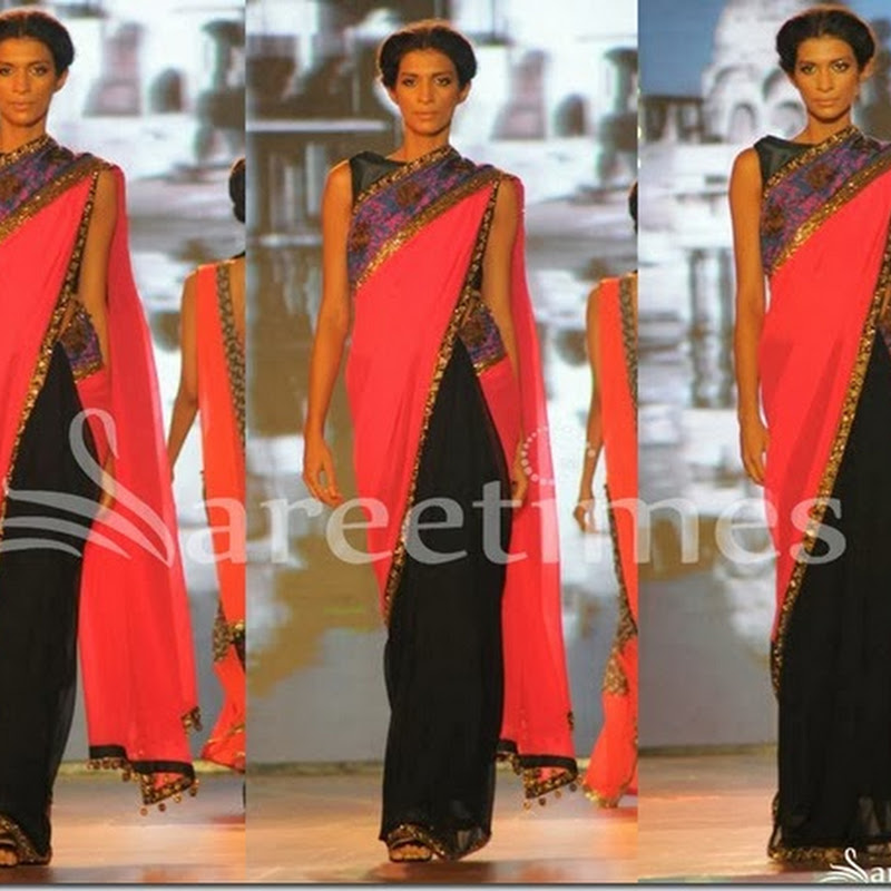 Manish Malhotra Saree Collection 2014 Sareetimes The leela palace, new delhi.