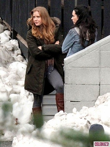 Amy Adams és Ayelet Zurer a Man of Steel forgatásán 03