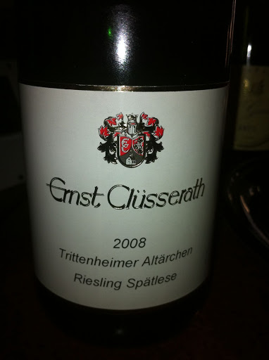 Weingut Ernst Clüsserath Riesling Trittenheimer Altärchen Spätlese 2008, 750ml, $20.00