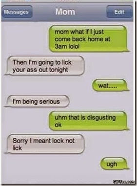 Moms Should Never Say Lick