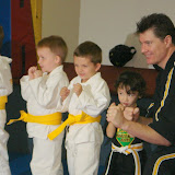 Eidan's first karate graduation