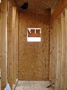 Swamp cooler hole from hallway inside 6/11 Swamp cooler hole from hallway inside 6/11