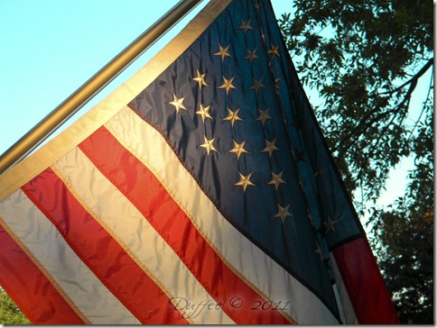 Old Glory at Sunrise