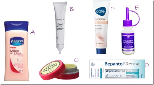 Produtos para cutícula Produtos para cutícula