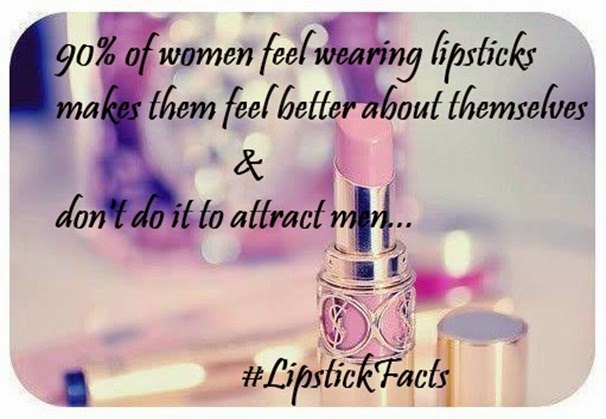 Lipstick makes women feel confident
