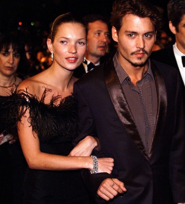 Kate Moss e Johnny Depp Kate Moss e Johnny Depp