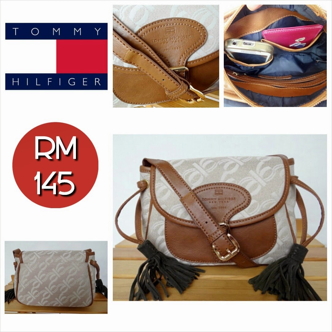 TOMMY HILFIGER Crossbody Bag (Beige) SOLD OUT! SHANTEK COLLECTION