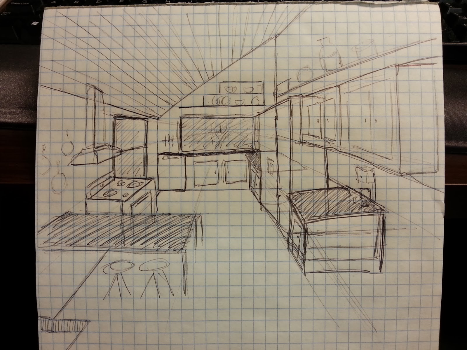 International Blue: Our House Design Sketches on Graph Paper International Blue: Our House Design Sketches on Graph Paper