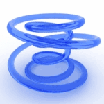 Blue Rotating Spiral Blue Rotating Spiral