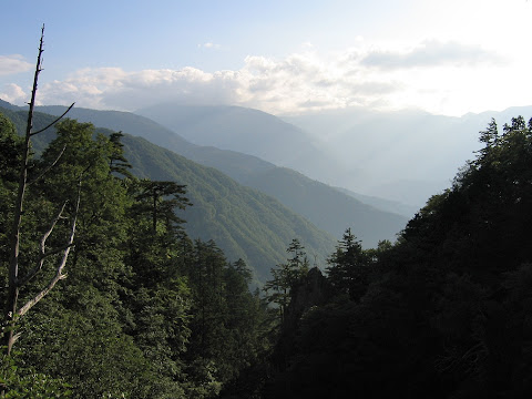 天生峠から白山