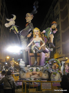 Falla Illes Canàries-Dama d'Elx 2012.