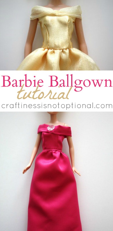 Barbie Ballgown Tutorial by Craftiness Is Not Optional