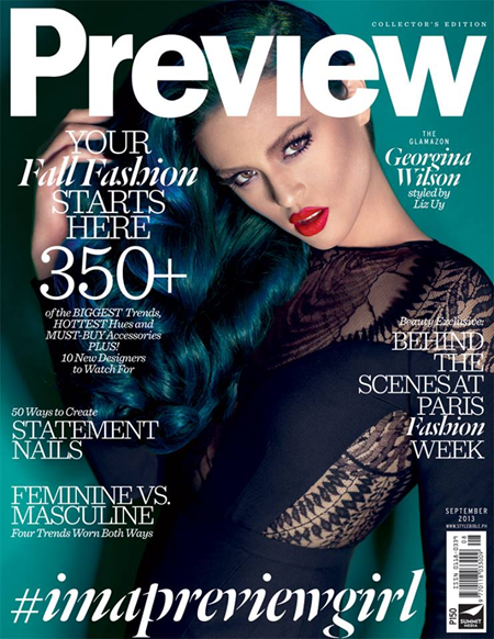 Georgina Wilson covers Preview Sept 2013