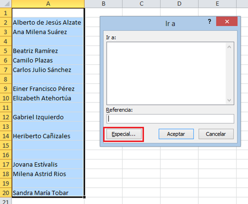 Como eliminar celdas en blanco 4 Como eliminar celdas en blanco 4