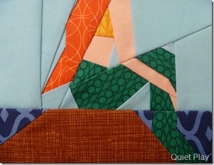 Hello Pilgrim Jewel for scales paper pieced Little Mermaid Hello Pilgrim Jewel for scales paper pieced Little Mermaid