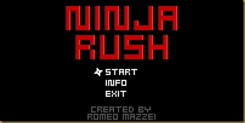 Ninja Rush タイトル Ninja Rush タイトル