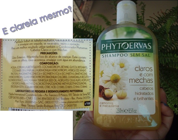 Para cabelos claros e com mechas: Phytoervas