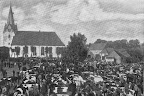 Scharmbecker Herbstmarkt auf der Wurth; aus J. Segelken "Heimatbuch", 1938