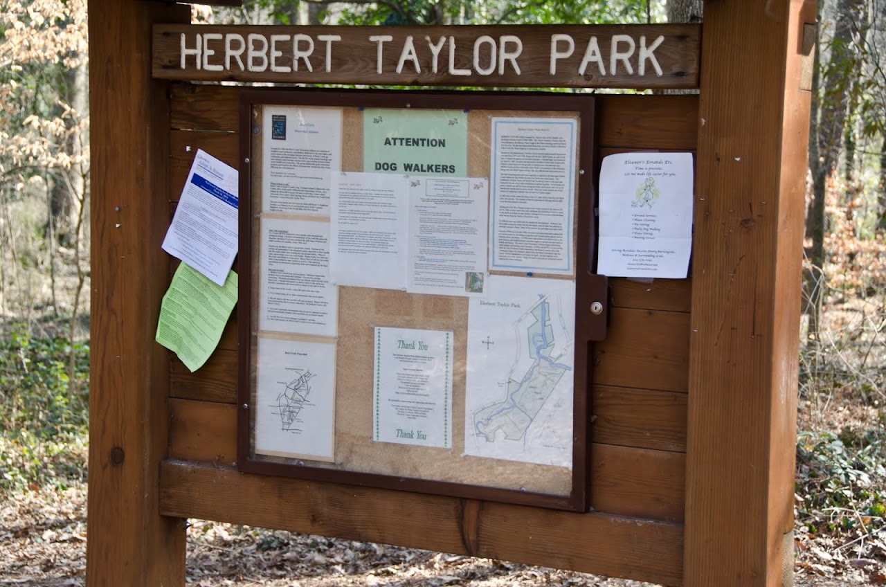 Herbert Taylor Park sign
