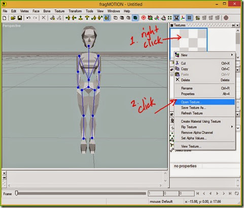 Right click empty texture and open a texture Right click empty texture and open a texture