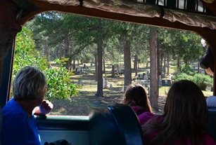 Mt Moriah Cemetery from the trolley