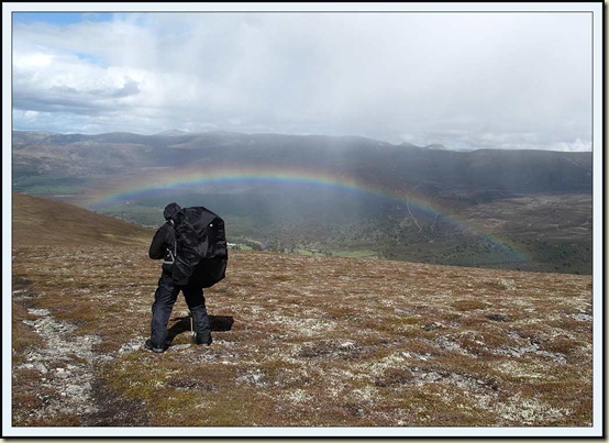 Poor Michael struggles to find a way down to Glen Feshie on 20 May 2011