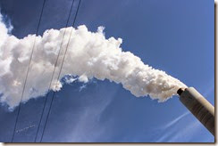 Brunner Island smoke stack, by Sue Reno