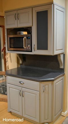 paris gray kitchen cabinet with chalkboard paris gray kitchen cabinet