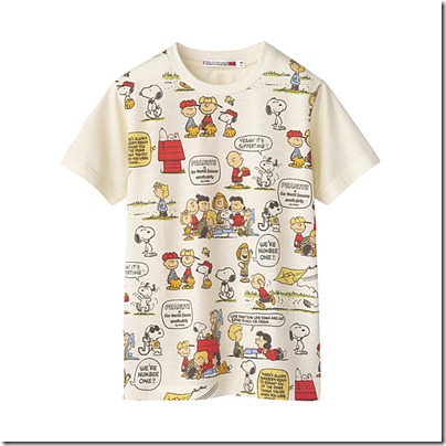 Kids - Peanuts comic strips - white