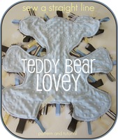 button teddy bear lovey