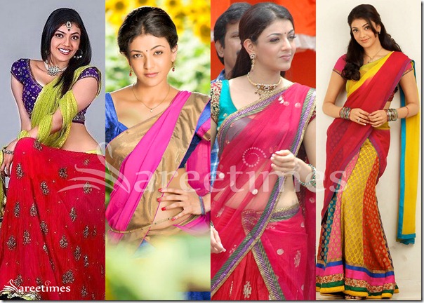 Kajal_Agarwal_Half_Sarees
