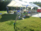 The Wine Bottle tree at Grove Inn Vinyards - Cycle NC 2011 Day 2