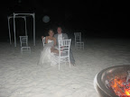 The night ended with a bonfire on the beach and one happy couple under the stars!