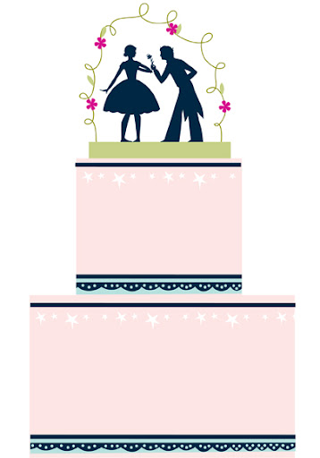 Eunice's sketch of the cake.