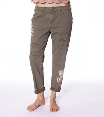 #587 Peace army pants