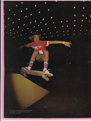 This photo was during Tony's  1977 routine at the Long Beach Contest