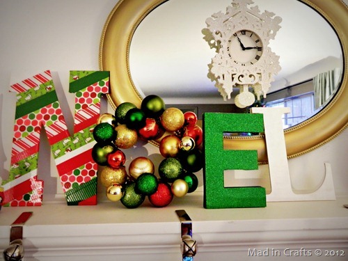 NOEL Christmas Craft with Duck Tape