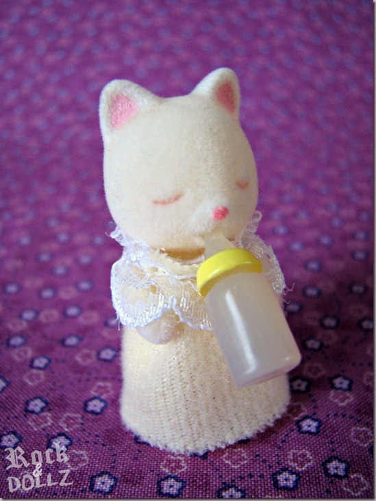 Sylvanian Silk Cat Baby Girl