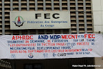 Au siège de Fec à Kinshasa. Radio Okapi/ Ph. John Bompengo