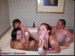 bathtub party