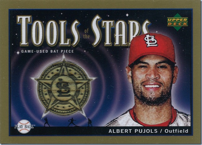 2004 Play Ball Pujols Bat 25 of 25